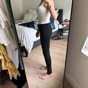 Paige black stretch pant size 27